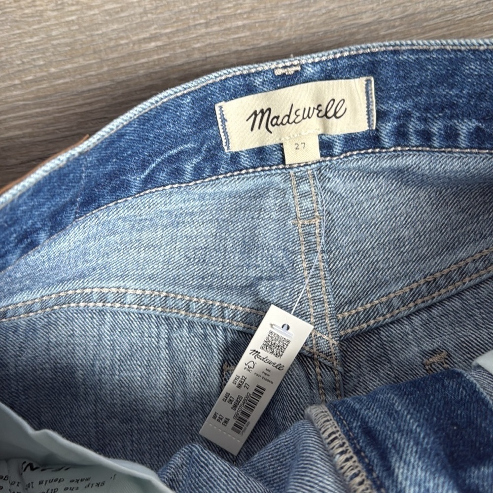 NEW Madewell Baggy Straight Jean 27 - Picture 12 of 15